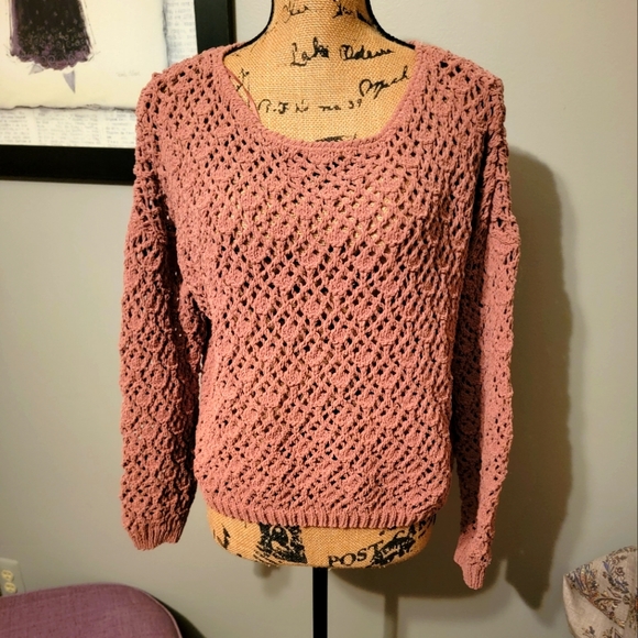 Jessica Simpson Crochet Sweater - Picture 1 of 5